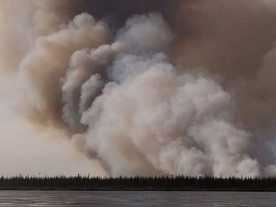 Природный пожар близ села Эбях мог возникнуть по вине человека
