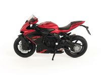 12861PW Игрушечный мотоцикл Welly MV Agusta F3RR