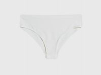 Бесшовные трусы со средней посадкой, Белый