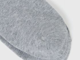 Базовые носки в рубчик, Серый