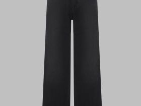 Укороченные джинсы прямого кроя