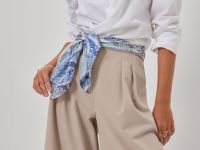 Платок шейный Божественный/Divina, голубой II