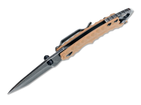 Складной нож Kershaw Shuffle II, сталь 8Cr13MoV, рукоять GFN, коричневый