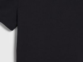 Базовая футболка из хлопка, Черный