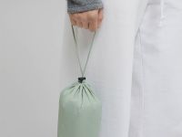 Стеганый пуховик с натуральным пухом