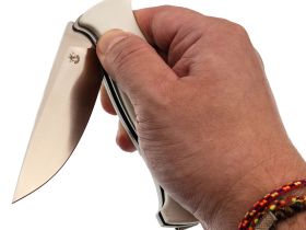 Складной нож Steelclaw "Поиск", сталь VG10, рукоять G10, белый