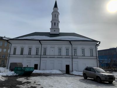 Минаретное завершение Ново-Слободской мечети