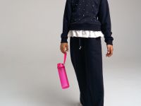 Джемпер из футера для девочки