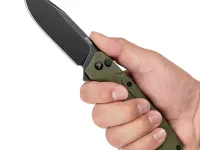 Складной нож SRM 221X-GP blackwash сталь 14C28N, рукоять OD Green G10