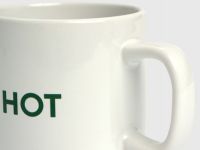 Кружка с надписью в картонной упаковке, Белый