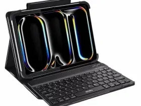 Чехол-клавиатура WIWU Universal Keyboard для Apple iPad 9-11" русская раскладка (W-UK001BLK9) (черный)