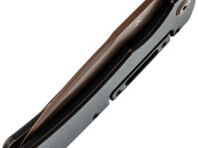 Складной нож Kansept Hazard, сталь S35VN Rose Gold, рукоять титан, коричневый
