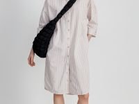 Платье-рубашка женское из хлопка