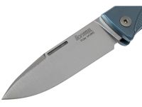 Складной нож LionSteel Thrill, сталь M390, рукоять Blue titanium