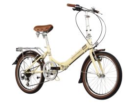 Складной велосипед Novatrack Aurora 3.6 20, год 2024, цвет Коричневый