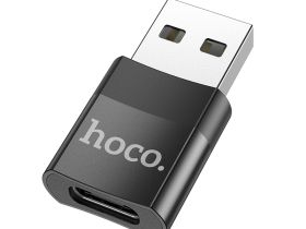 Адаптер Hoco UA17 USB 2.0/Type-C (черный)