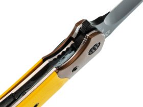 Складной нож Steelclaw Резервист, сталь VG-10, рукоять G10, желтый