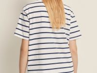 Футболка свободного силуэта в полоску