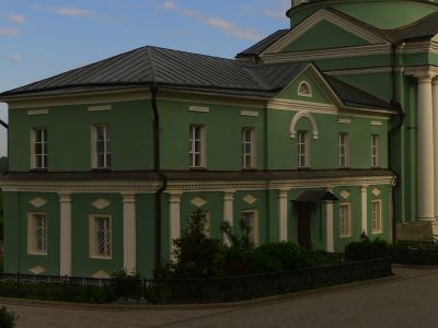 Здание келий у колокольни