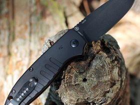 Автоматический нож Hogue Ballista I Auto, сталь 154CM, рукоять алюминий, черный