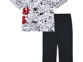 Комплект трикотажный для мужчин: фуфайка (футболка), брюки