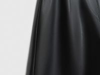 Шорты из искусственной кожи, Черный