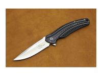 Складной нож CRKT Ripple 2 Charcoal, сталь Acuto 440, рукоять нержавеющая сталь