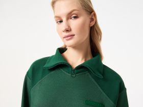 Женская толстовка Lacoste стандартного кроя на молнии