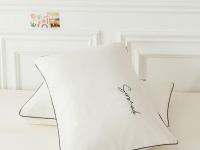 Комплект постельного белья Однотонный Сатин Вышивка CH037 VIVA - HOME TEXTILE. Универмаг V4