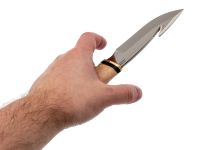 Нож Скинер, сталь Х12МФ, карельская берёза