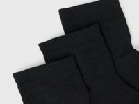 Фитнес-носки с поддержкой стопы, 3 пары, Черный