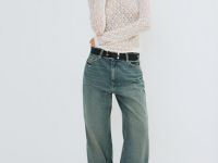 Лонгслив из кружева, Белый