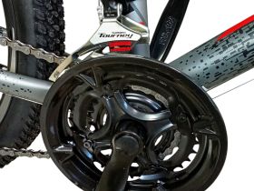 Подростковый велосипед Stels Turbo 410 MD 24, год 2025, цвет Черный-Зеленый, ростовка 12