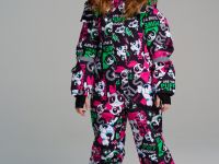 Комбинезон текстильный с полиуретановым покрытием для девочек