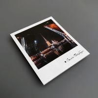 Магнит "Разводные мосты. Фото" 70х85 мм