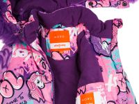 Комплект текстильный с полиуретановым покрытием для девочек: куртка, полукомбинезон