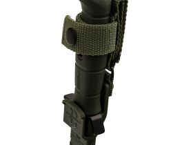 Тактический нож Kizlyar Supreme Combat SW, сталь AUS-8, рукоять кратон, оливковый