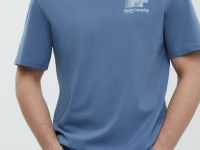 Футболка из хлопка с принтом