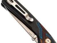 Cкладной нож SRM Dome 106M-GK, сталь 14C28N, рукоять G10+Gmascus синий