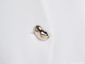 Однобортный жакет с цельнокроенным рукавом, Белый