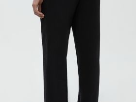 Укороченные брюки широкого кроя