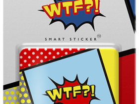 Держатель наклейка WTF