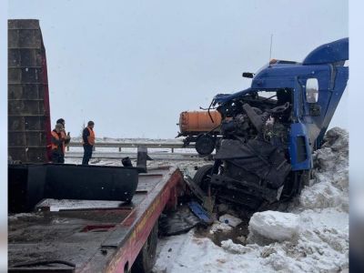В Алданском районе произошло ДТП с участием самосвалов