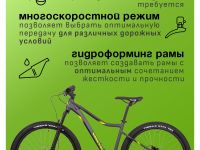 Женский велосипед Atom Vibes Seven 20, год 2024, цвет Серый, ростовка 13.5