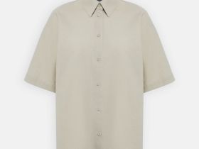 Блузка из конопляной ткани и хлопка