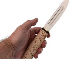 Походный нож Северный, сталь Х12МФ, карельская берёза