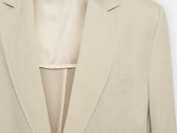 Однобортный пиджак с добавлением льна