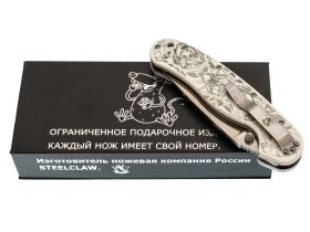 Складной нож Steelclaw "Крыса" Самурай, сталь VG10, рукоять G10, Limited Edition