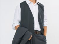 Жилет в полоску O'STIN x Яндекс Книги, Серый