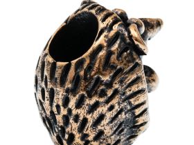 Бусина для темляка Ёжик, бронза